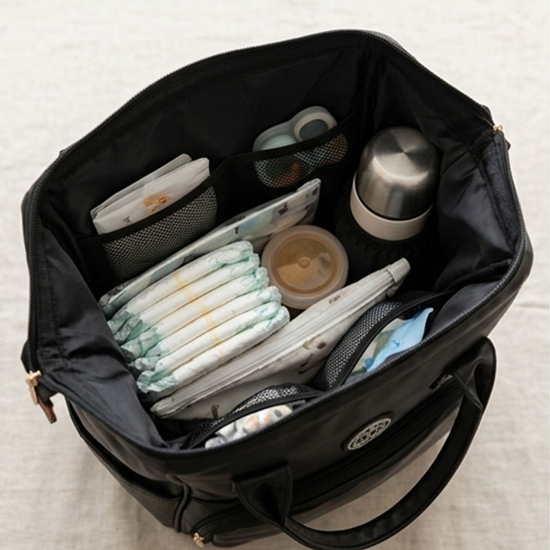 Mommy bag, new handheld backpack, insulated outdoor backpack, large capacity multifunctional mother and baby bag Bag Large Capacity Waterproof Baby Diaper Travel Bag baby diaper bag