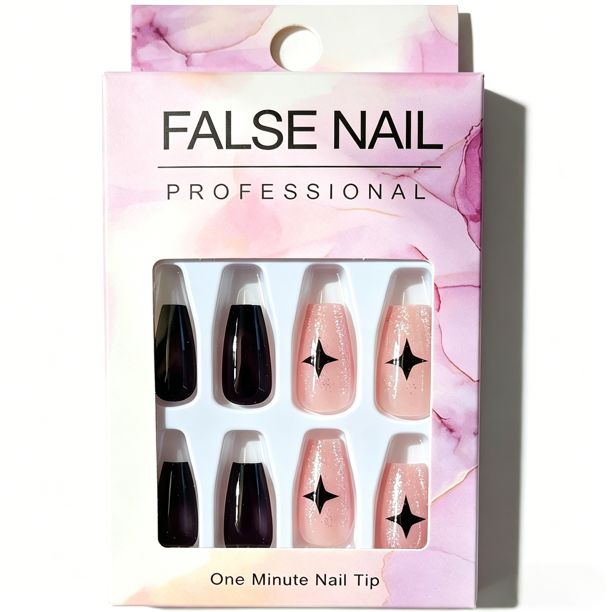 French False Nails（Give away jelly gelatin） Fake Nail Tips, Reusable Stick On Nails, Natural Nude Press Ons, Coffin Shape False Nails, Easy Glue On Nails, DIY Manicure Kit, Quick Press On Nails view 9