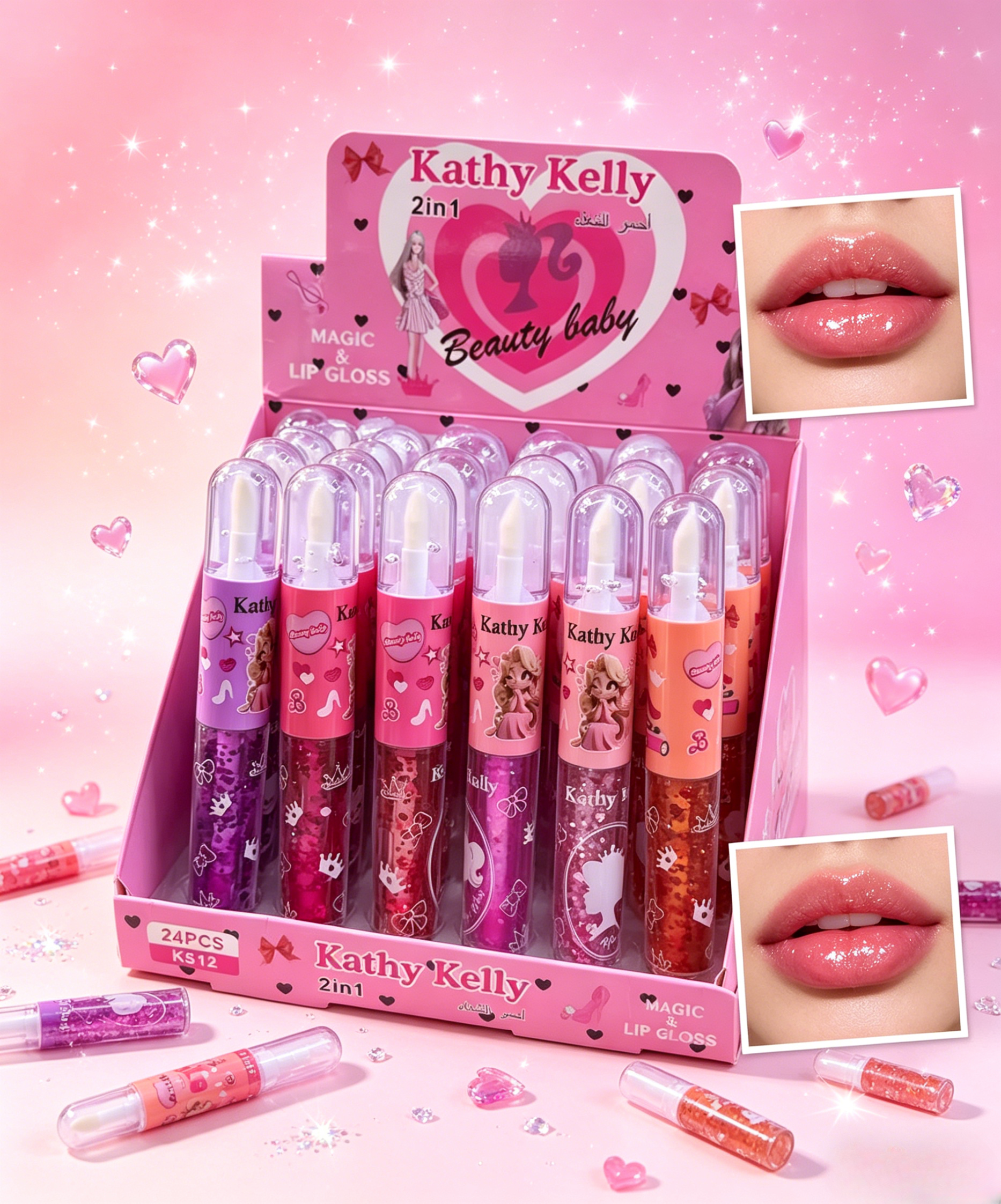Mirror Surface Lip Balm Lip Balm Lip Moisturizer-Transparent Glass Lip Oil,Mirror Water Lip Balm Lip Balm,Lip Color,Lip Care Products, Long-lasting Liquid Lipstick, makes lips plump and shine brightly