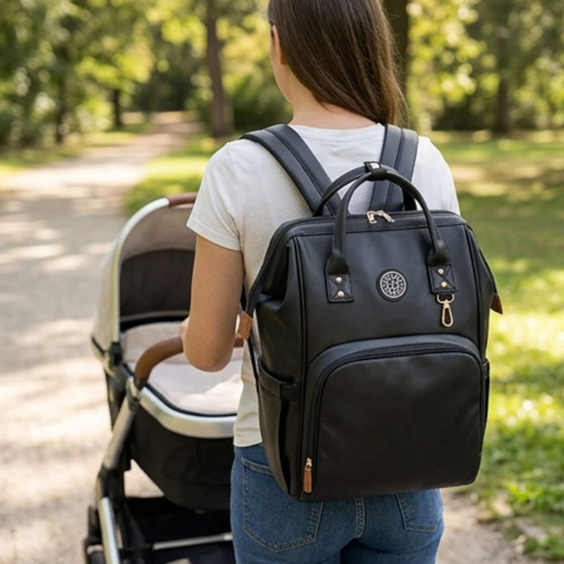 Mommy bag, new handheld backpack, insulated outdoor backpack, large capacity multifunctional mother and baby bag Bag Large Capacity Waterproof Baby Diaper Travel Bag baby diaper bag