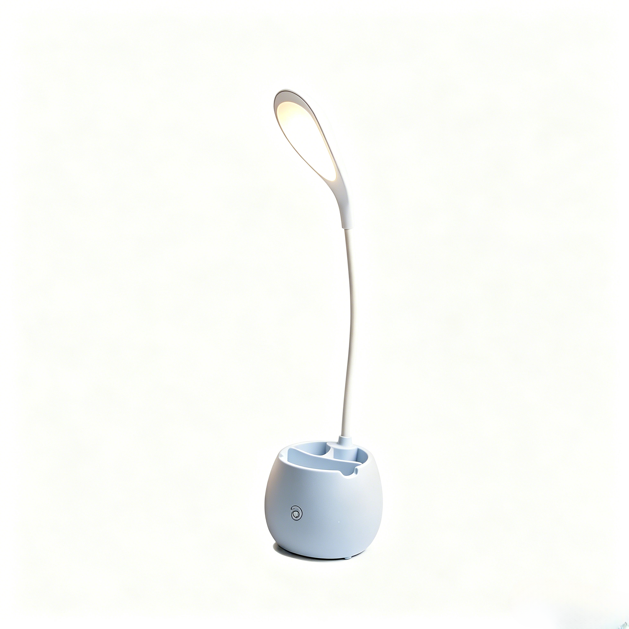 LED Pen Holder Desk Lamp USB Rechargeable Touch Dimmable Eye-Care Night Light for Kids Students Study Bedroom Dorm Home Office