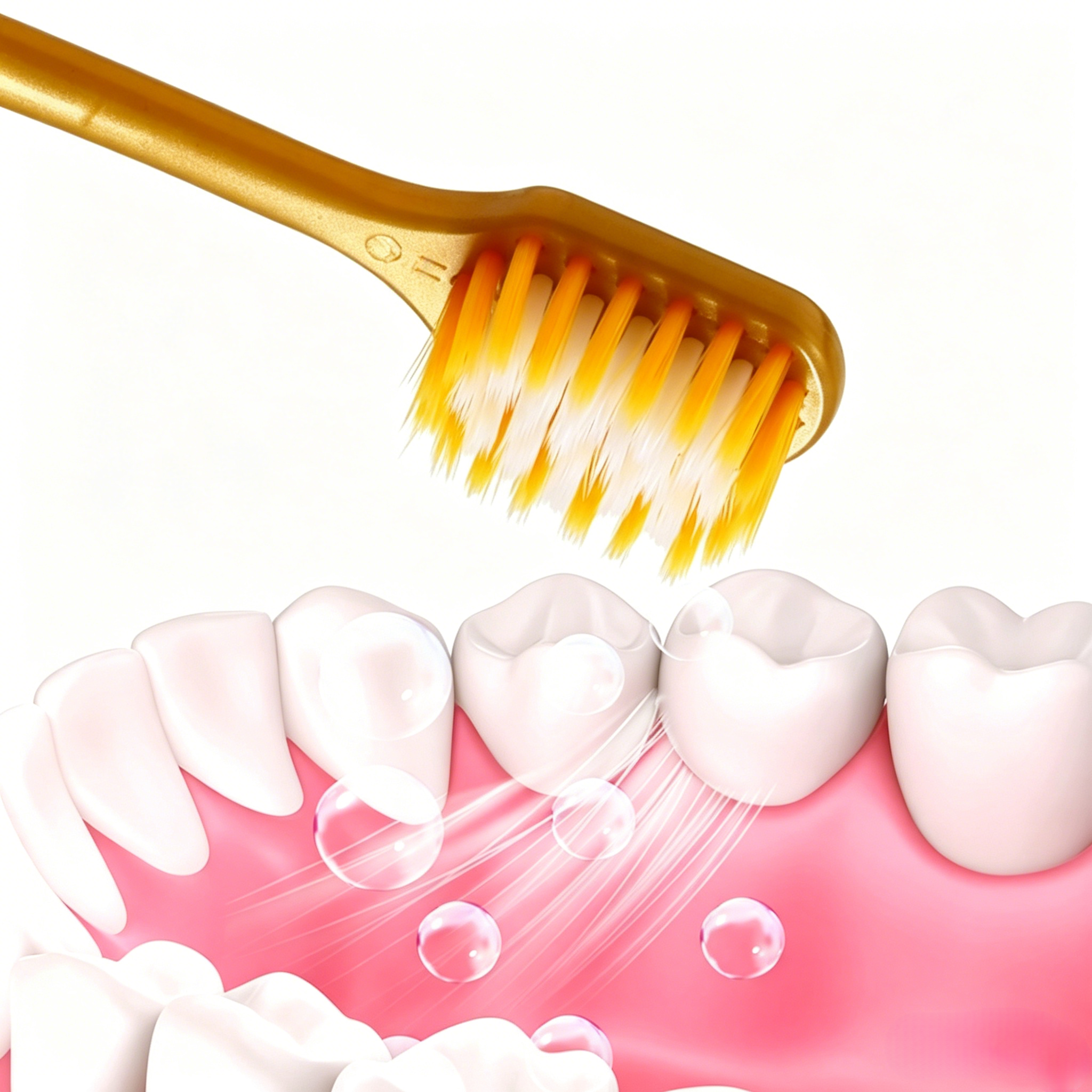 Soft Bristle Adult Toothbrush 6pcs Pack Wide Head Gentle Clean For Teeth & Gum Daily Home Use