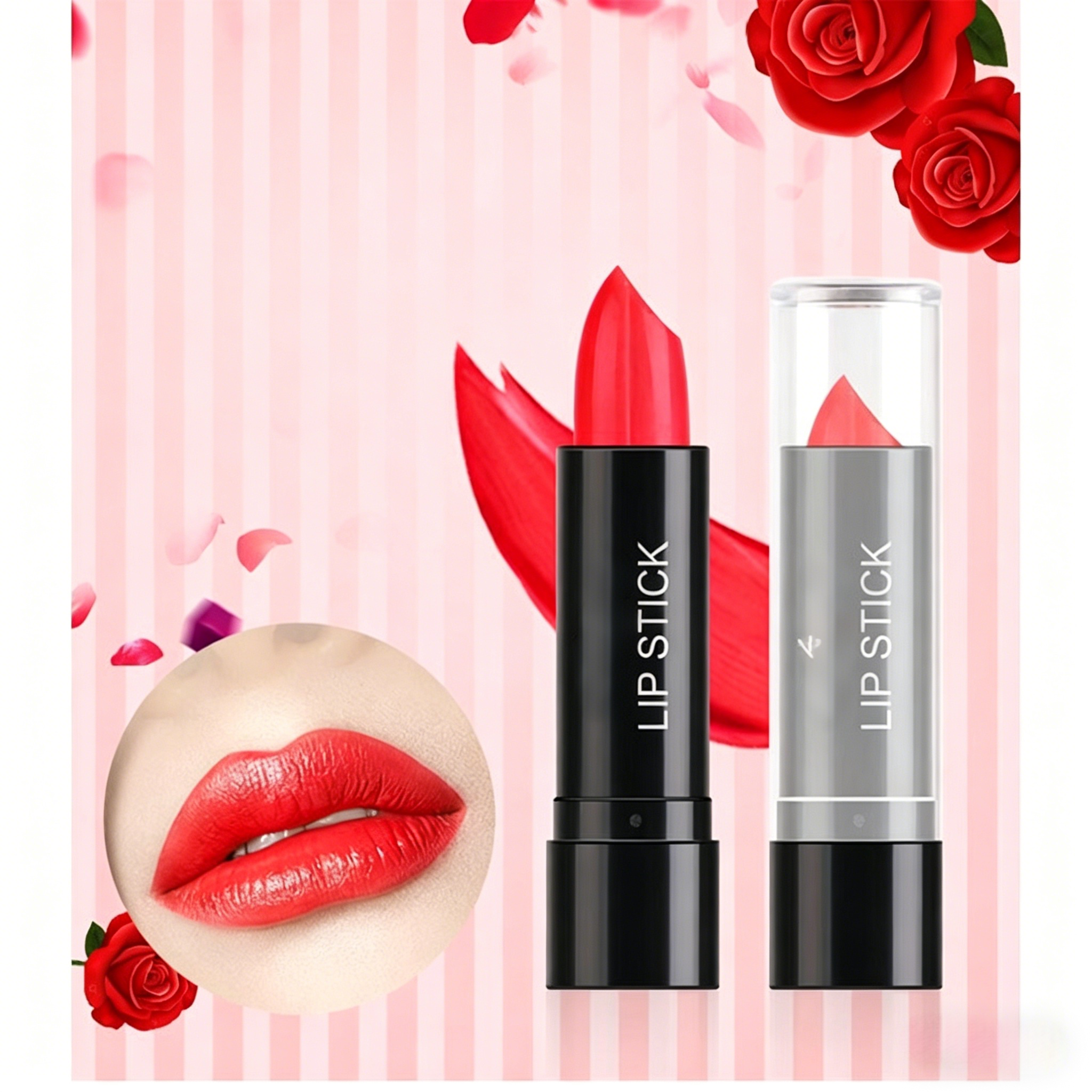 Matte Lipstick、Velvet Lipstick、Long Lasting Lipstick  Non Transfer、No Smudge、Moisturizing、Lip Filler、Brighten Skin Tone、Waterproof、Daily Makeup、Party Lipstick、Bold Color view 3