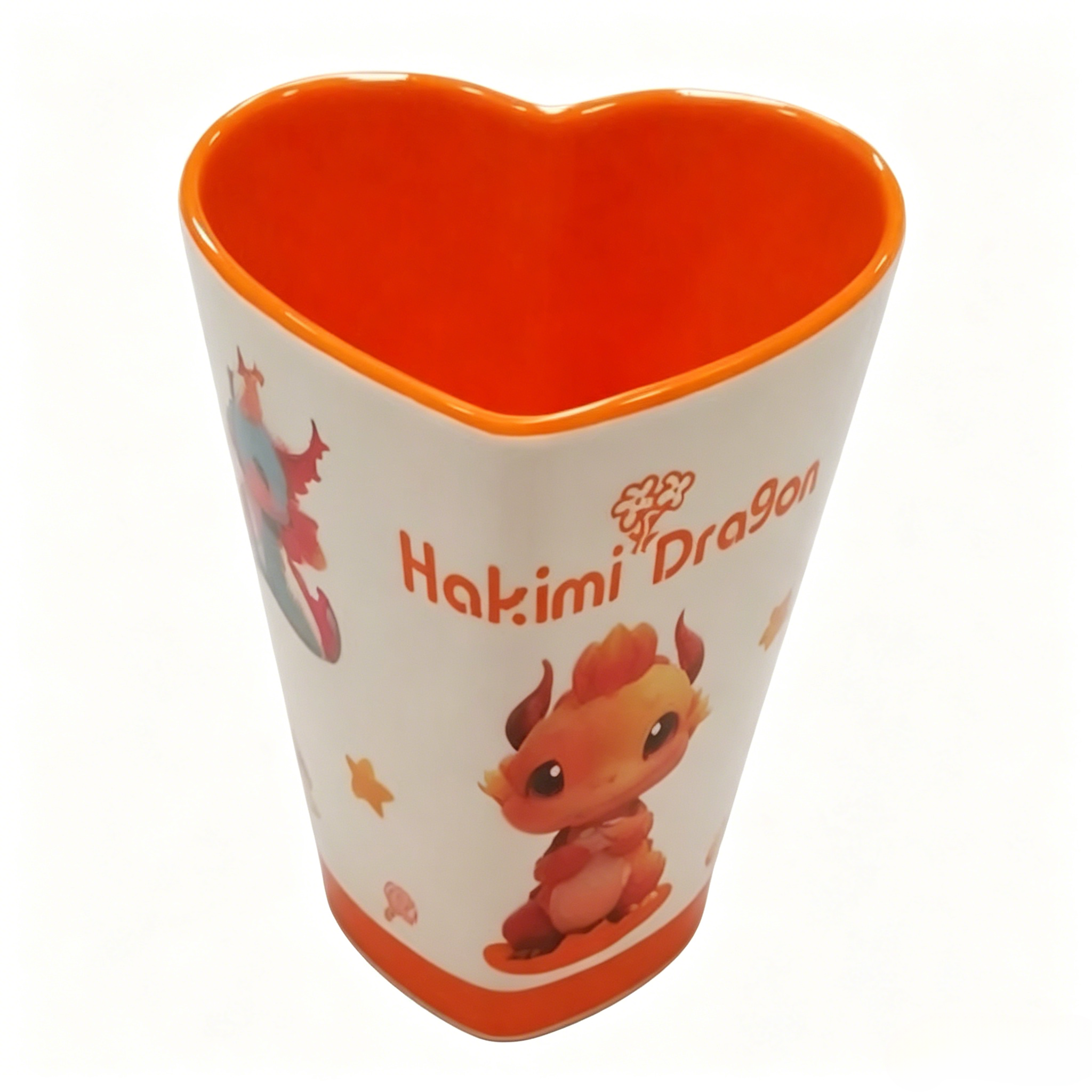 Cartoon Water Mug, Uncovered Drinking Cup, Cute Cartoon Pattern Plastic Water Cup for Home School Office Daily Use，Plain No Lid Water Cup，Plastic Drinking Cup，Home Daily Water Cup