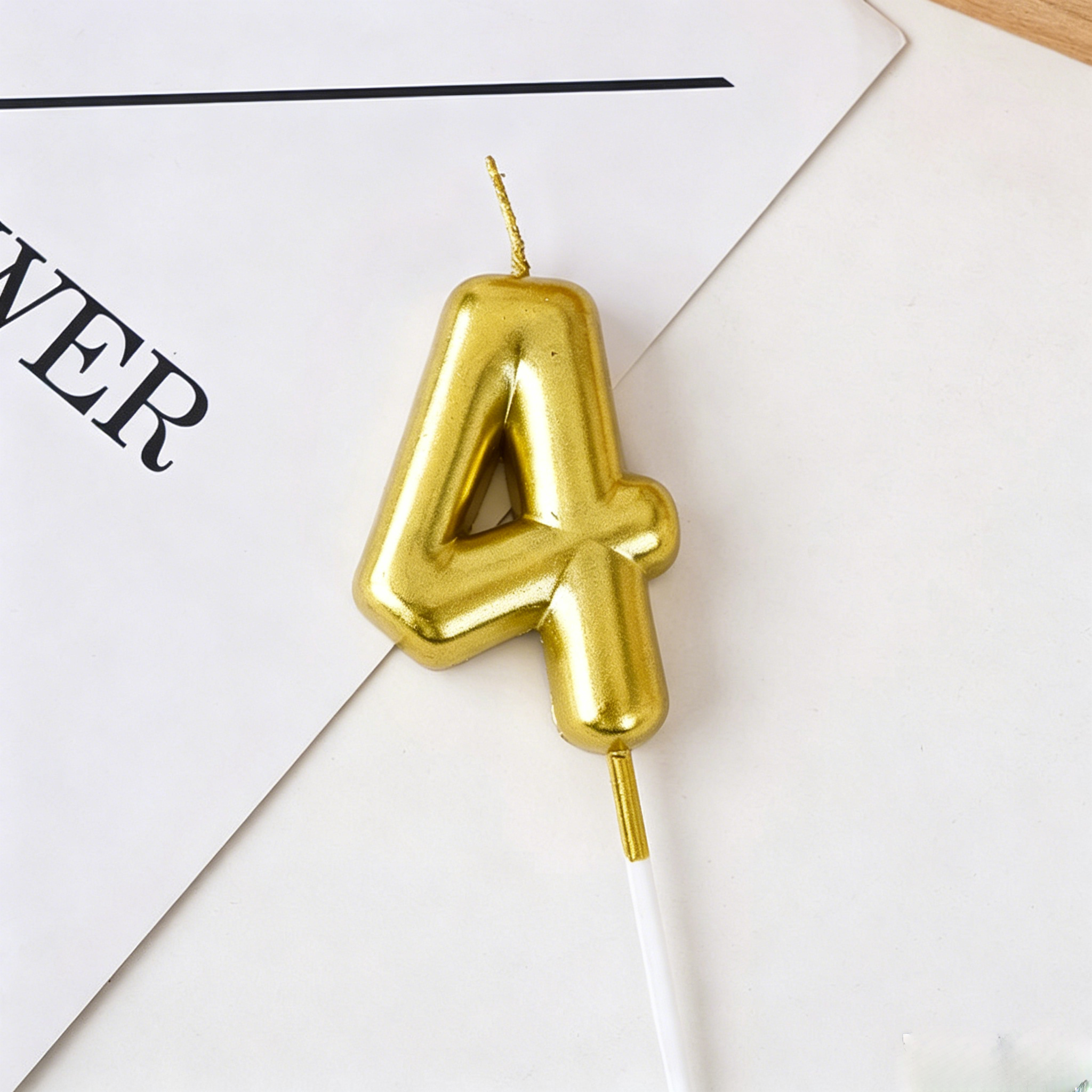 Number Candle, Birthday Number Candle, Cake Topper Candle, Birthday Cake Candle, Party Candle, Digit Candle, Celebration Candle, Cake Decor Candle