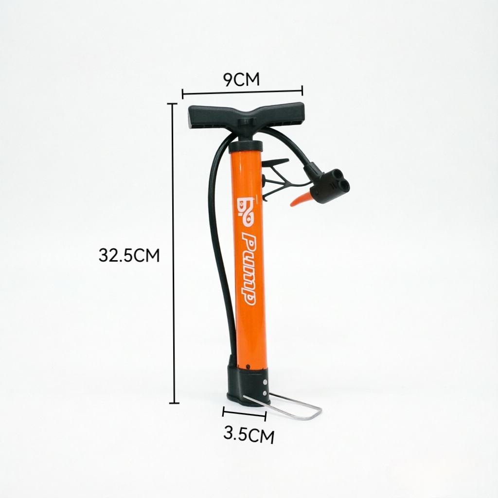Pump，Iron Tube Air Pump, Heavy Duty Portable Hand Pump, High Pressure Anti-Rust Tyre Inflator, Universal Bicycle & Motorcycle Compact Air Pump For Daily Use