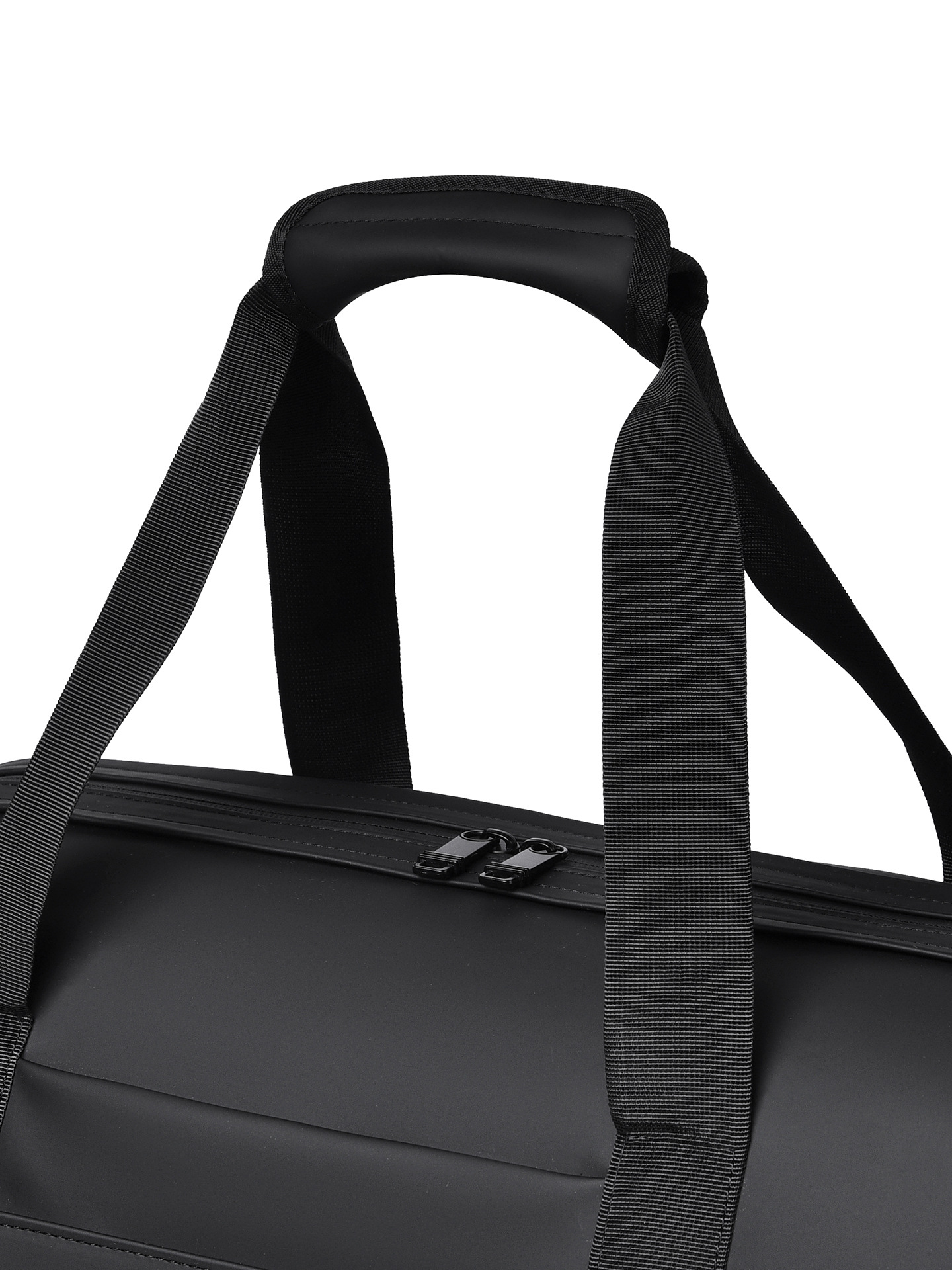 Unisex Large Travel Duffel Bag, Sport Gym Bag with Wet & Dry Pocket, Portable Weekend Overnight Luggage Bag Black