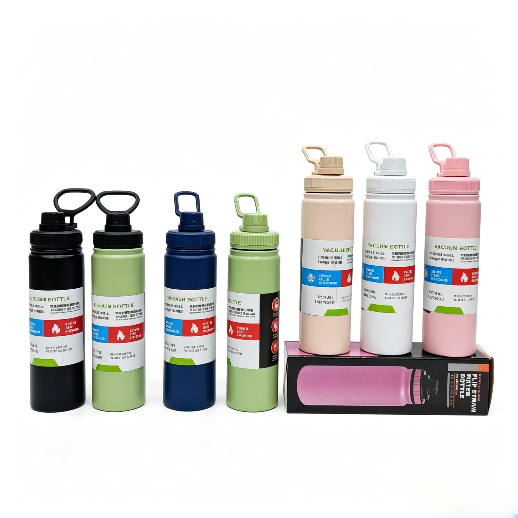 800ml Bottle Water Cup | Insulated Stainless Steel Cup | Shaker Bottle | Travel Mug | Dishwasher Safe | Fits Car Cup Holders，Large-capacity outdoor portable sports water bottle