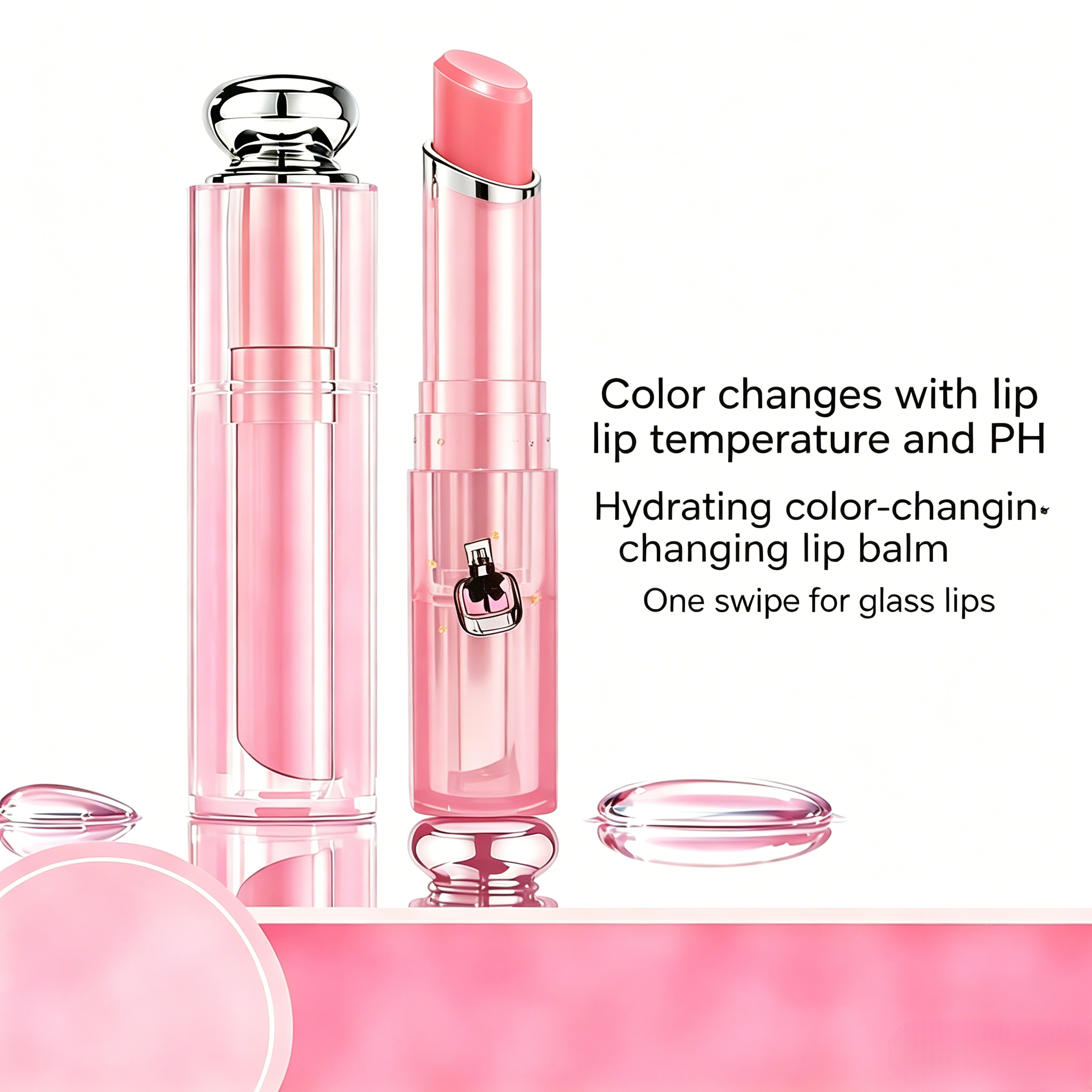 Temperature Color Changing Lip Balm, Moisturizing Long Lasting Lipstick, Natural Hydrating Lip Care for Daily Makeup   Waterproof Moisturizer Lip Stick view 5