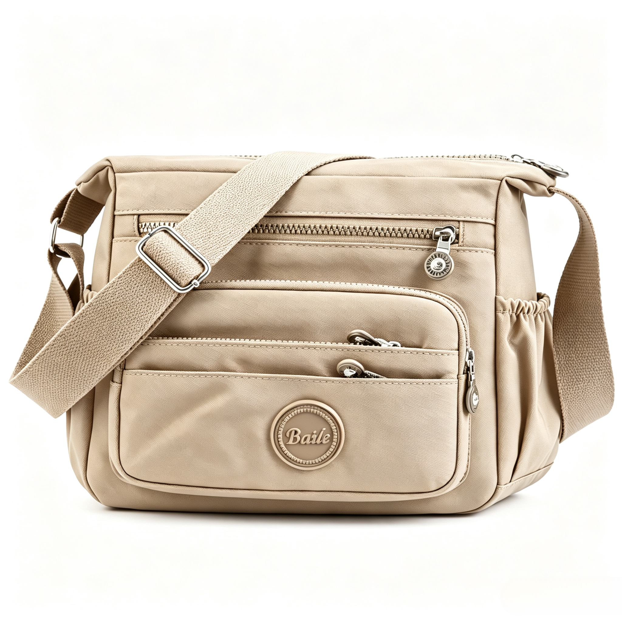 Women Multi Compartment Crossbody Bag Big Space Waterproof Ladies Shoulder Bag Adjustable Strap Daily Travel Shopping Handbag With Coin Pocket