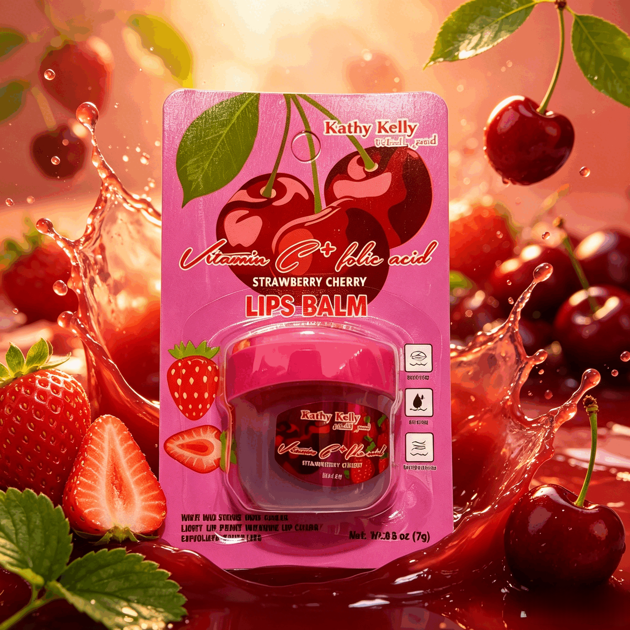 Vitamin C Lip Balm Moisturizing Anti-dry Crack Lip Care Long Lasting Nourish Lip Balm For Daily Use，Vitamin C Lip Balm, Moisturizing, Anti-dry Crack, Nourish, Lip Care（7g） view 8