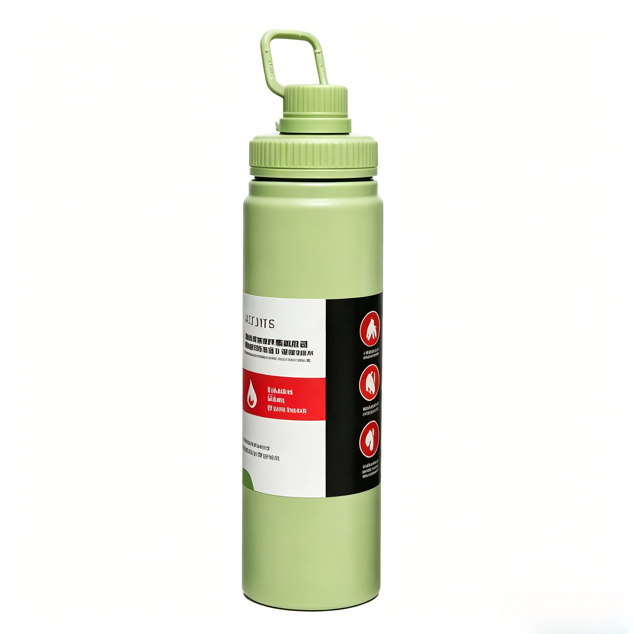 800ml Bottle Water Cup | Insulated Stainless Steel Cup | Shaker Bottle | Travel Mug | Dishwasher Safe | Fits Car Cup Holders，Large-capacity outdoor portable sports water bottle