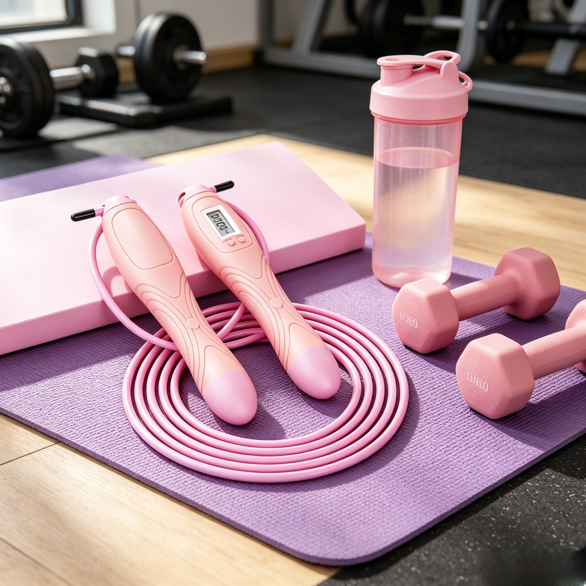 Jump Rope with Electronic Counter Professional Adjustable Fast Speed Counting Skipping Rope Jumping Wire Workout Equipments,Skipping rope gym rope home training count rope Men Women and Kids