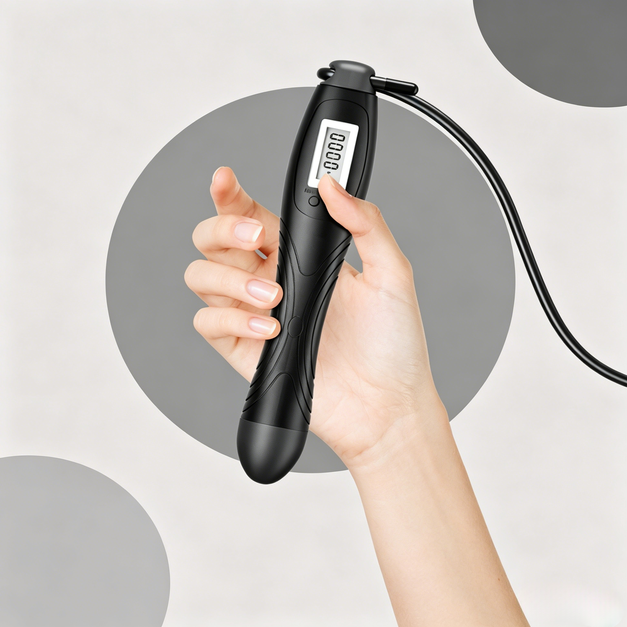 Jump Rope with Electronic Counter Professional Adjustable Fast Speed Counting Skipping Rope Jumping Wire Workout Equipments,Skipping rope gym rope home training count rope Men Women and Kids