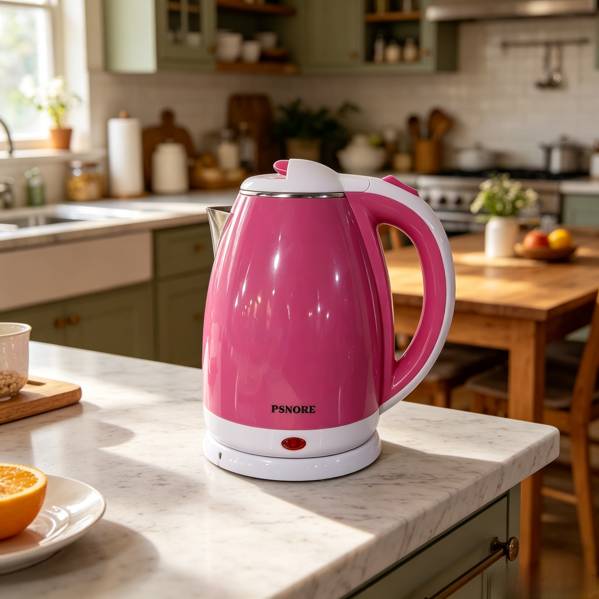 2 L Plastic Electric Kettle Electric Jug for boiling water Kitchen Appliance--PINK BLUE ORANGE Home Kitchen Office Use