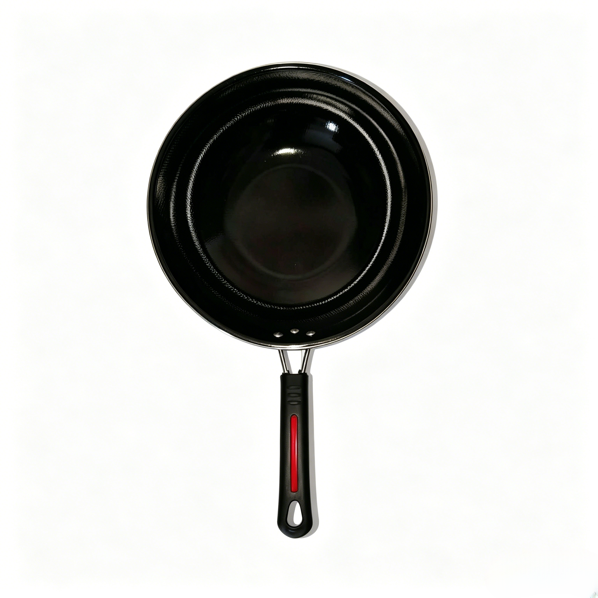 32CM Triple Layer Non Stick Aluminium Frying Pan Multi Purpose Chapati Sufuria Cooking Pan For Fry Deep Fry Stir Fry Home Kitchen Cookware（heat resistant handle）