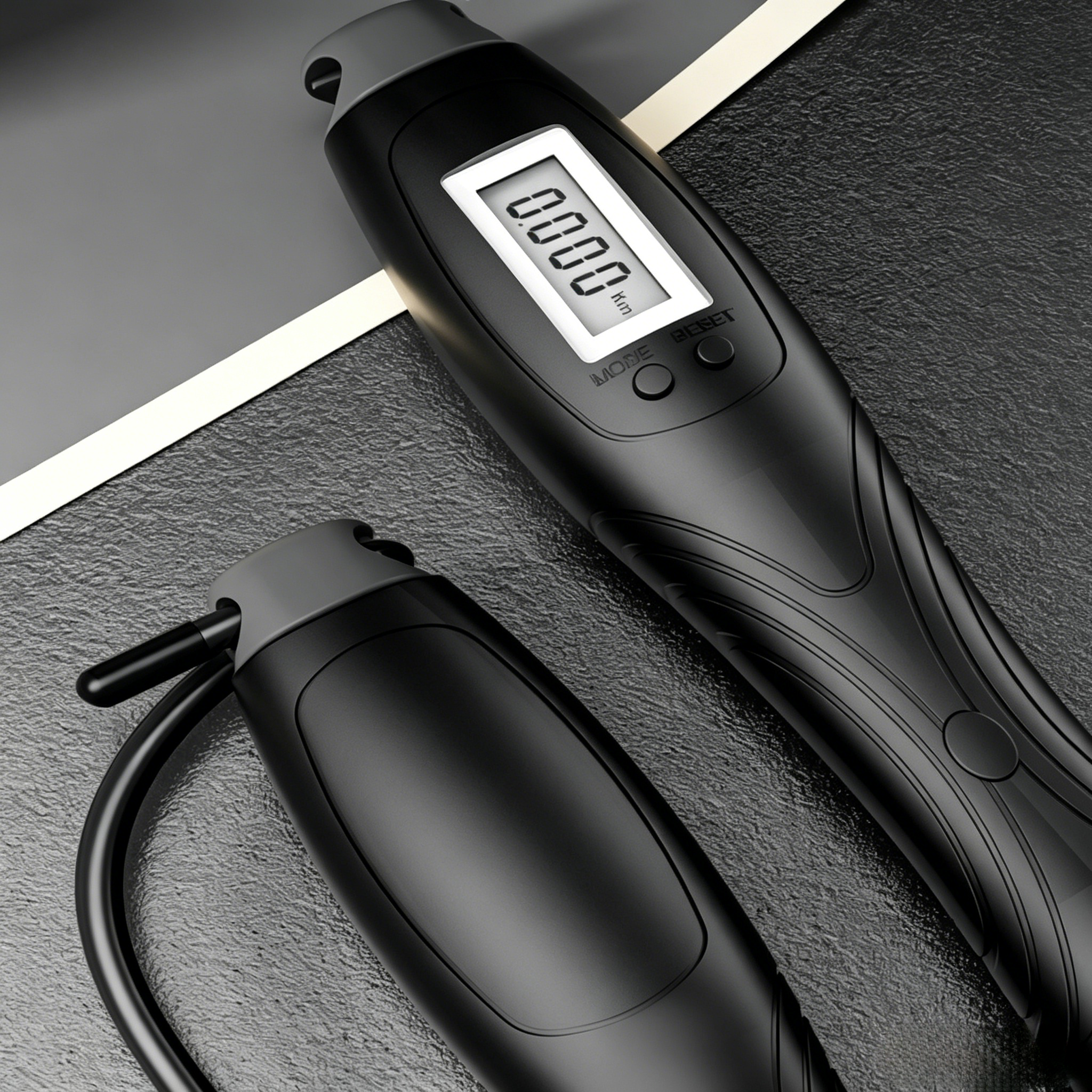 Jump Rope with Electronic Counter Professional Adjustable Fast Speed Counting Skipping Rope Jumping Wire Workout Equipments,Skipping rope gym rope home training count rope Men Women and Kids