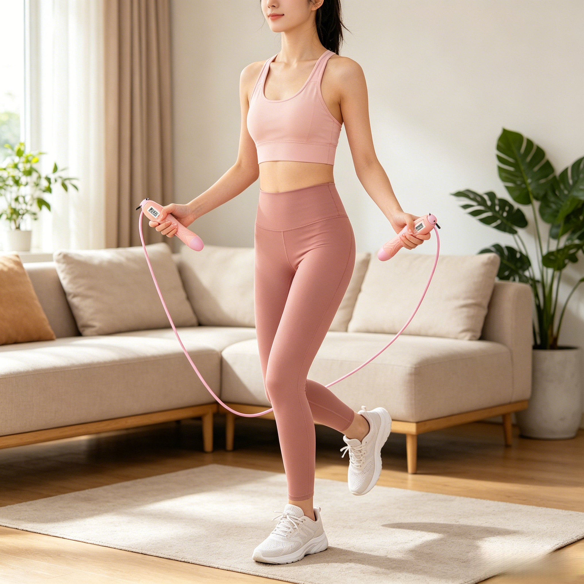 Jump Rope with Electronic Counter Professional Adjustable Fast Speed Counting Skipping Rope Jumping Wire Workout Equipments,Skipping rope gym rope home training count rope Men Women and Kids