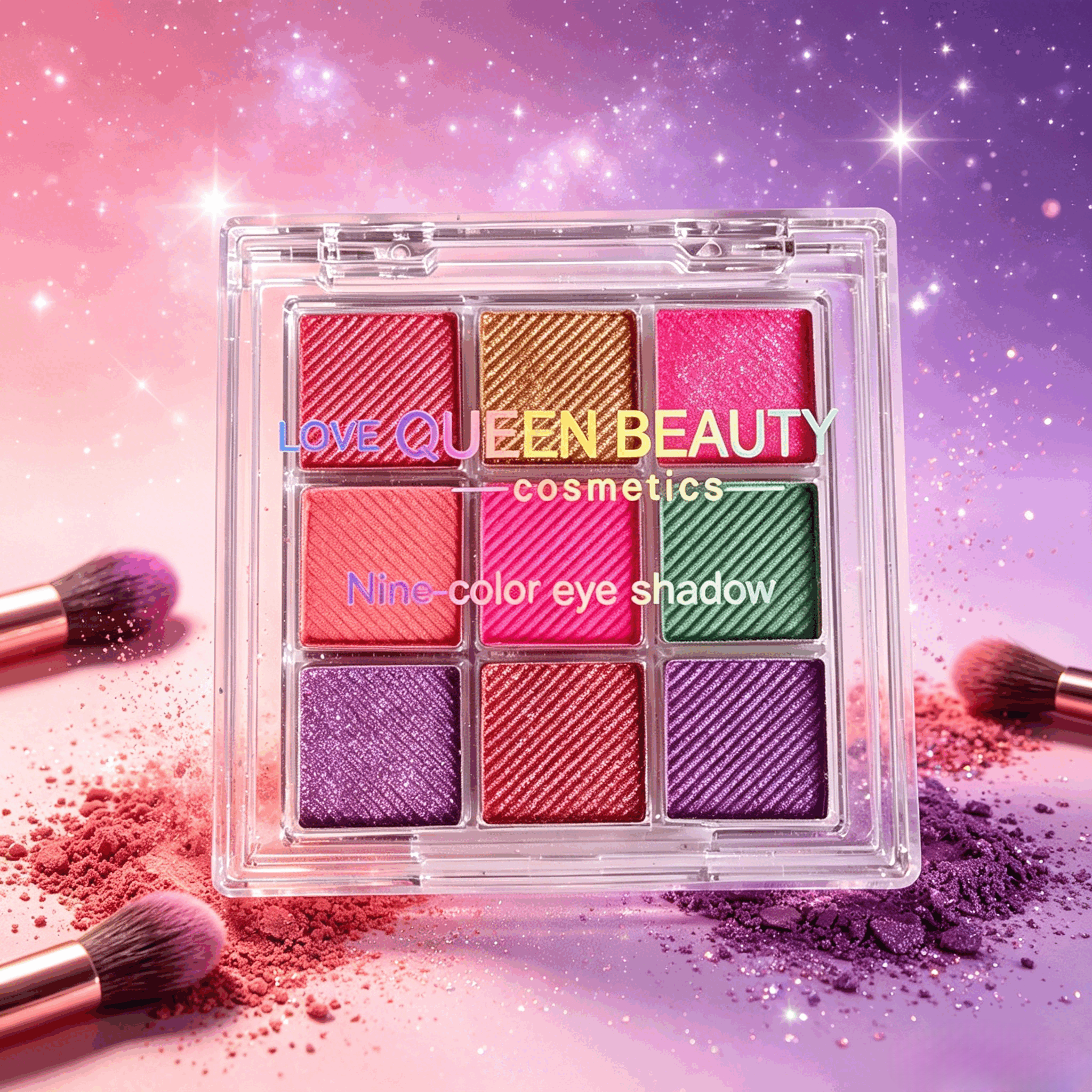 9 Colors matte pearlescent eye shadow plate eyeshadow cosmetic makeup profissional eye, Highly Pigmented Long Lasting Eye Makeup ,Waterproof Blendable Professional Eyeshadow