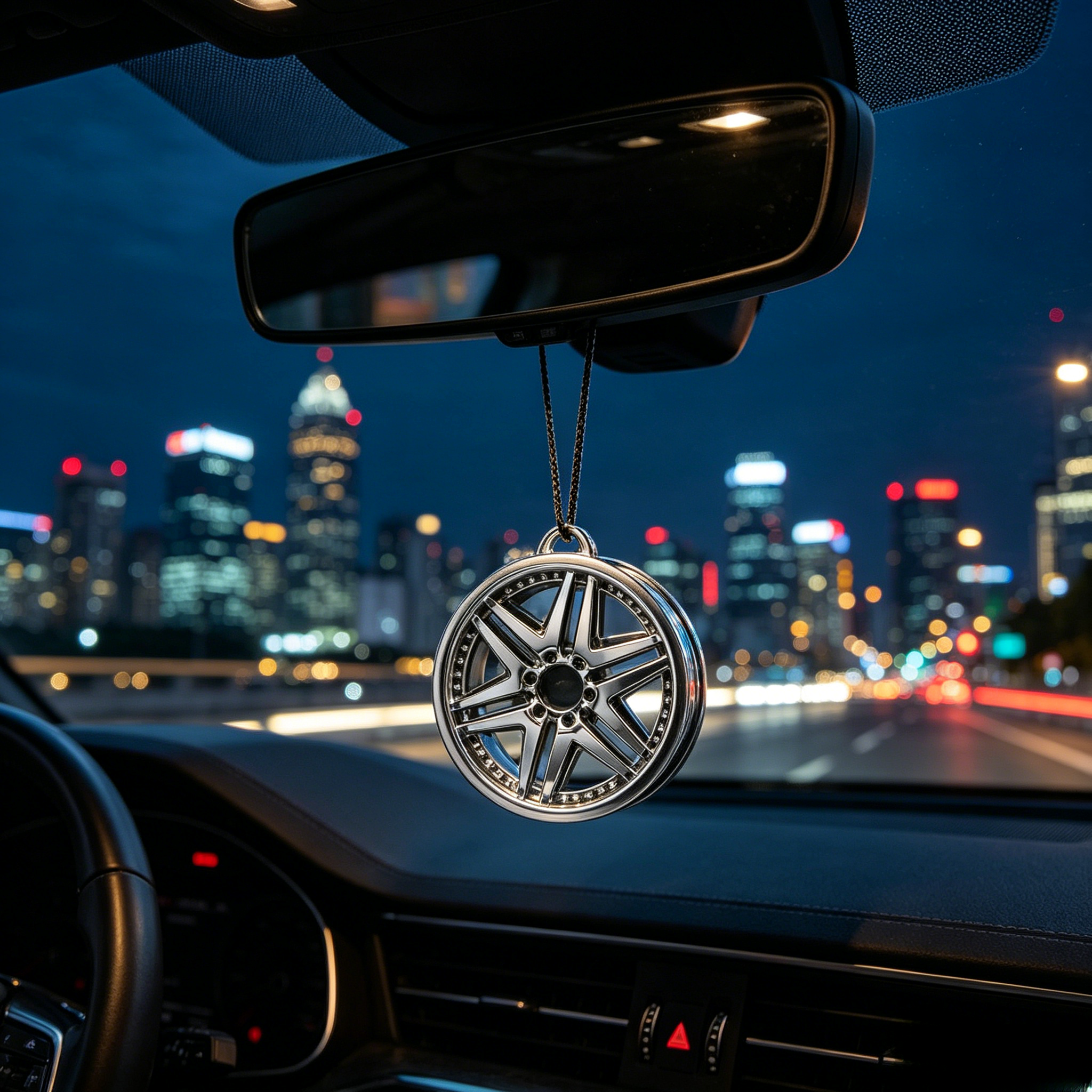 Hanging car perfume, wheel rim car freshener, car mirror air freshener, car interior decor, car scent pendant, auto fragrance ornament, long lasting car air freshener, car modification accessories