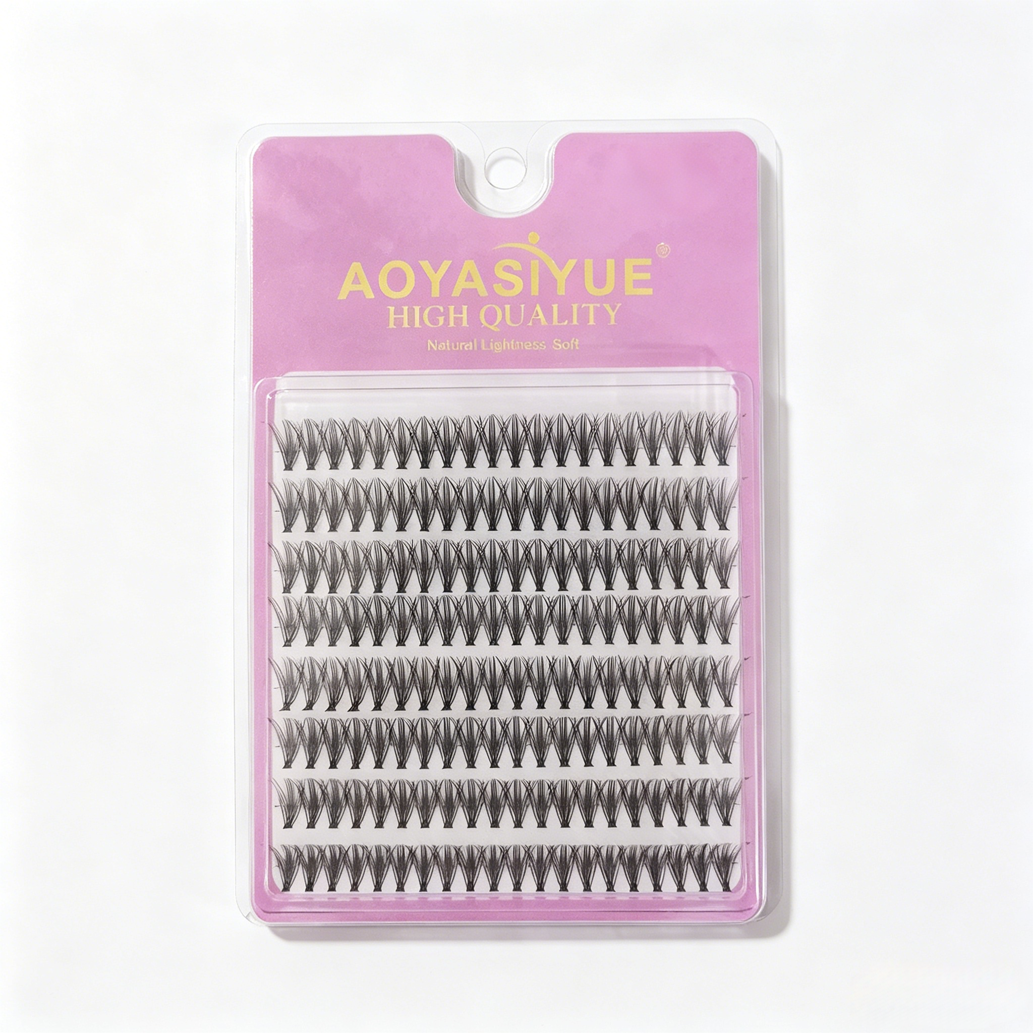 DIY Segmented false eyelash set, large capacity dense single cluster of false eyelashes 8/10/11/12/13cm Curly Mink False Eyelashes, Soft Lightweight Volume Lashes,Give away eyelash glue view 7