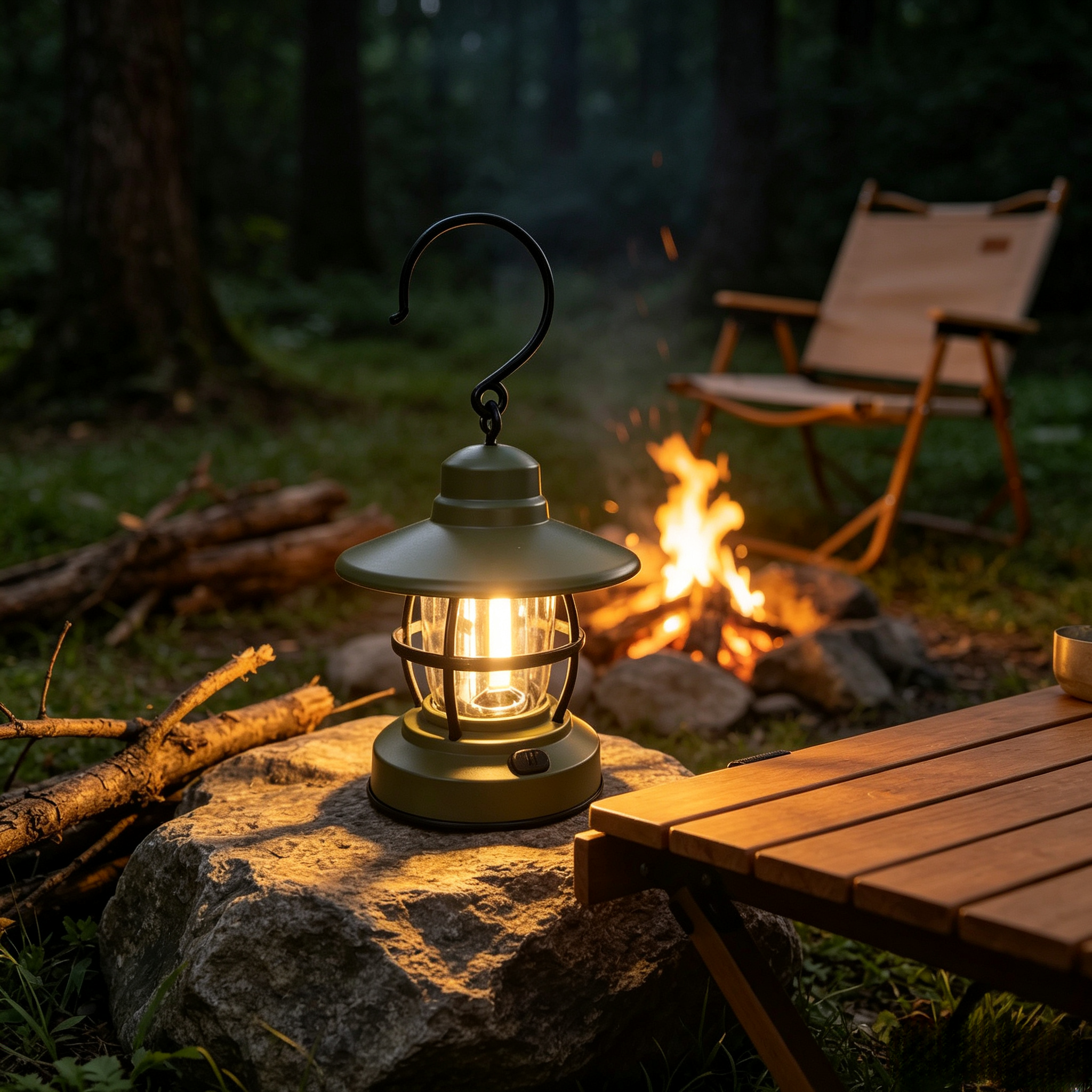 Vintage Portable Camping Lantern USB Rechargeable Retro Handheld Horse Lamp Super Long Standby Ambient Tent Light Waterproof Hanging Light For Safari Mountain Camping Fishing Home Power Cut Emergency
