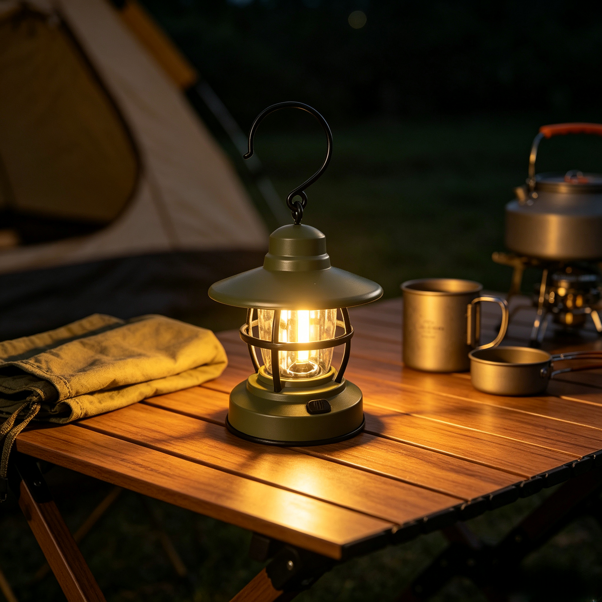 Vintage Portable Camping Lantern USB Rechargeable Retro Handheld Horse Lamp Super Long Standby Ambient Tent Light Waterproof Hanging Light For Safari Mountain Camping Fishing Home Power Cut Emergency