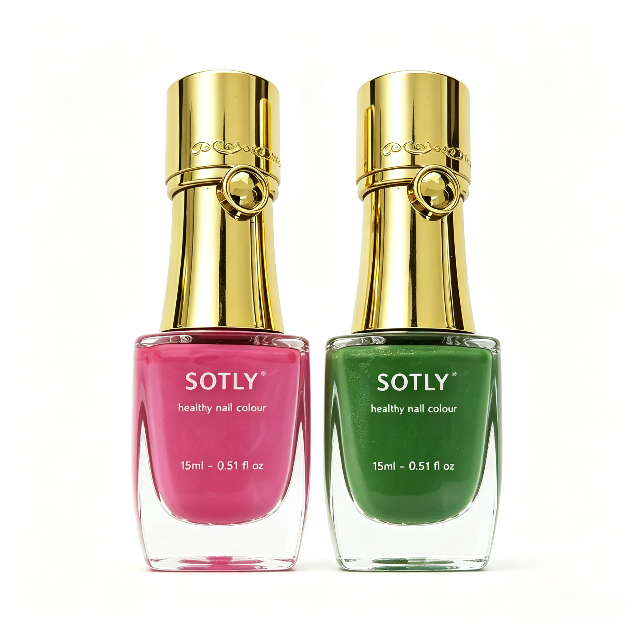 2 Colors Long Lasting Nail Polish Set, Quick Dry Glossy Nail Varnish, Crack Resistant Waterproof Manicure Nail Coating for African Women Daily Party Use