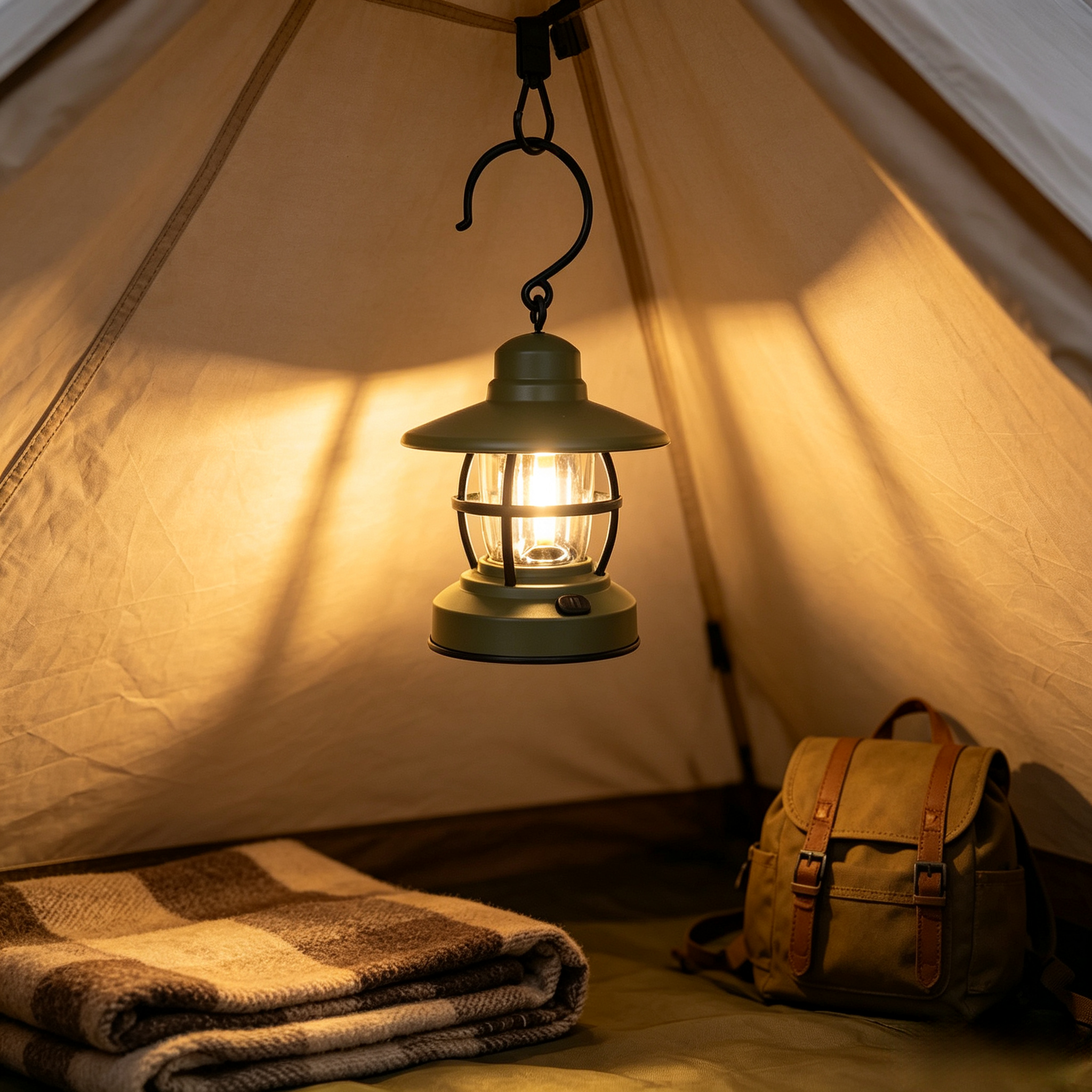 Vintage Portable Camping Lantern USB Rechargeable Retro Handheld Horse Lamp Super Long Standby Ambient Tent Light Waterproof Hanging Light For Safari Mountain Camping Fishing Home Power Cut Emergency