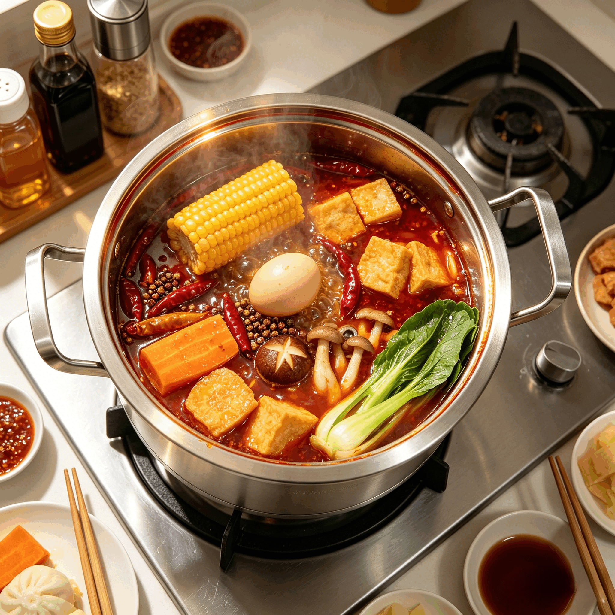 Stainless Steel 2 In 1 Cooking Steamer Pot Large Capacity Multi Purpose Kitchen Boiler Durable Dual Handle Cookware For Gas Stove Home Cooking Stew Boil Steam Food(with lid and steaming rack)