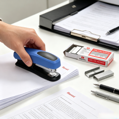 Stapler Office Supplies  Business Binding Machine Stationery Student Stapler,school stationery, ofisi vifaa, desktop stapler 
 (The book pins have all been delivered.)