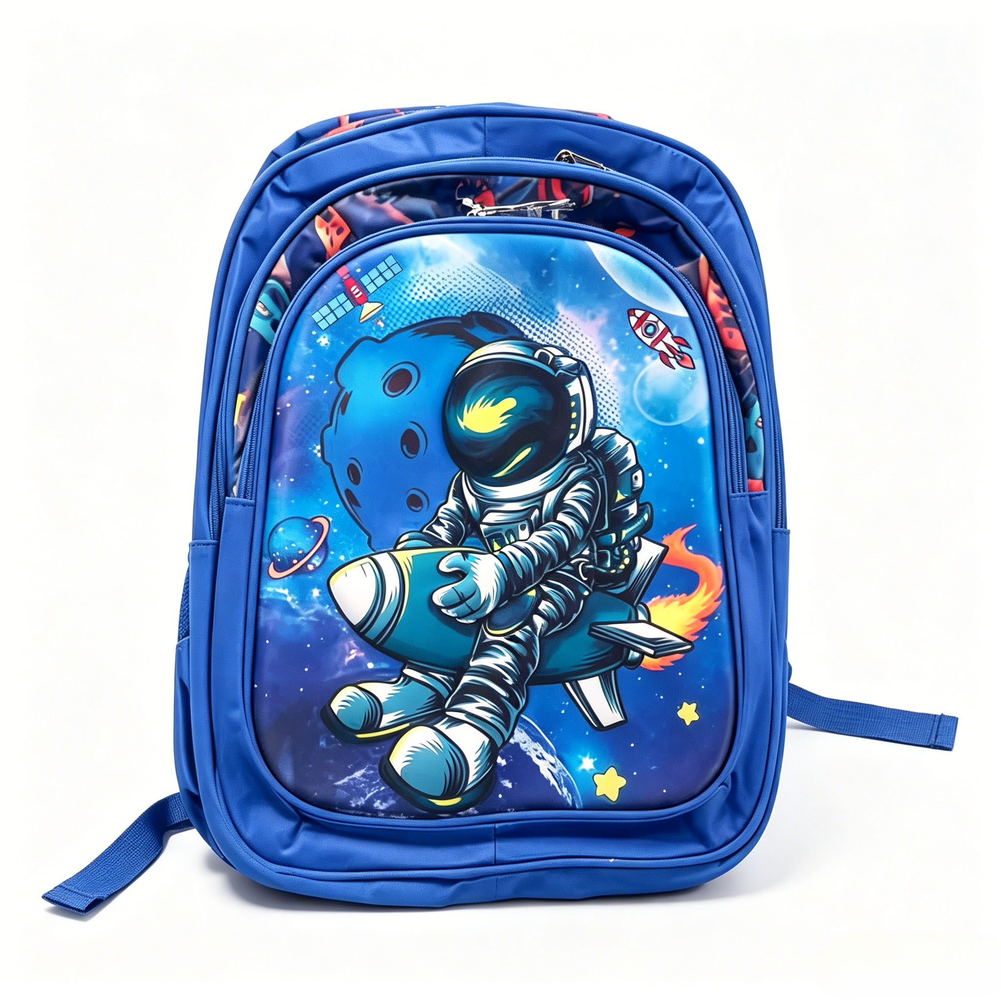 Cute Cartoon Kids School Backpack Lightweight Breathable Back Strap Children School Bag Large Capacity Durable Oxford Bag For Primary School Boys Girls Daily School Travel