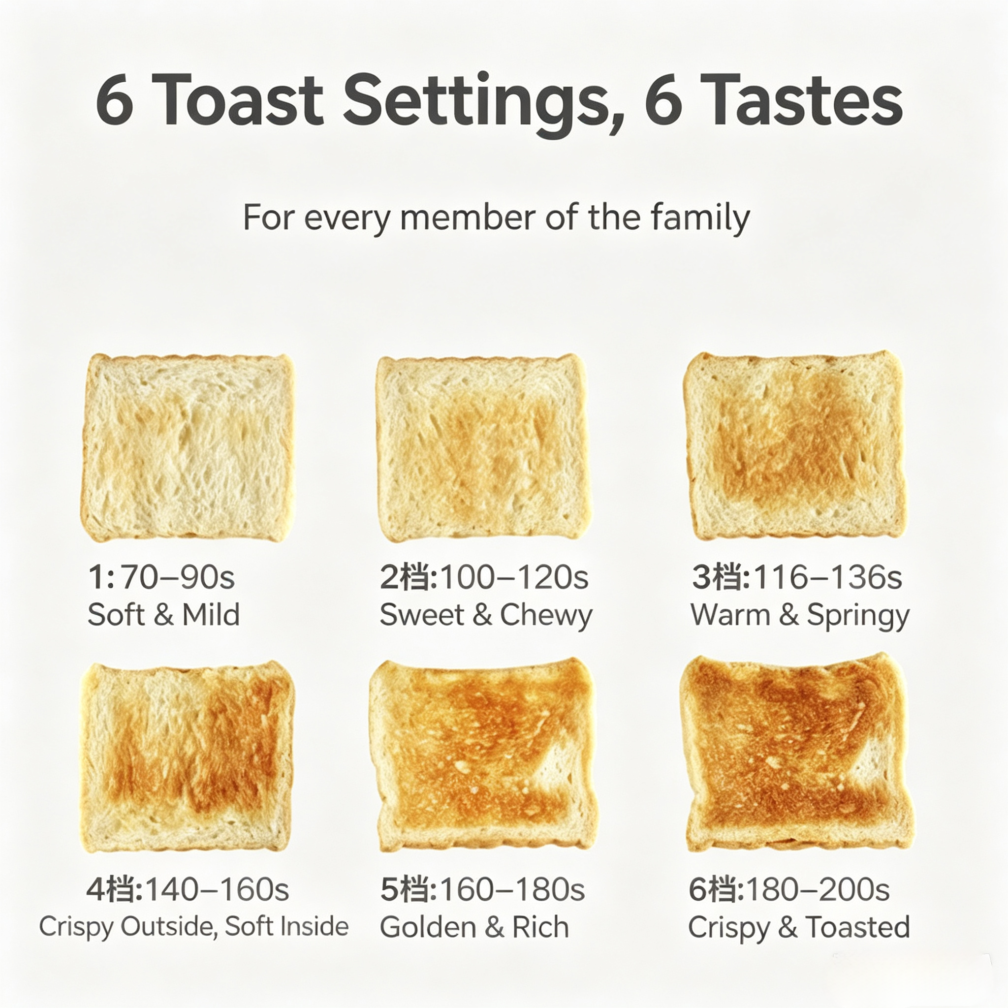 2 Slot Electric Bread Toaster, Non-Stick Sandwich Maker Machine, Automatic Breakfast Toaster for Home Kitchen bread toaster、toaster machine、sandwich maker、breakfast maker、electric toaster