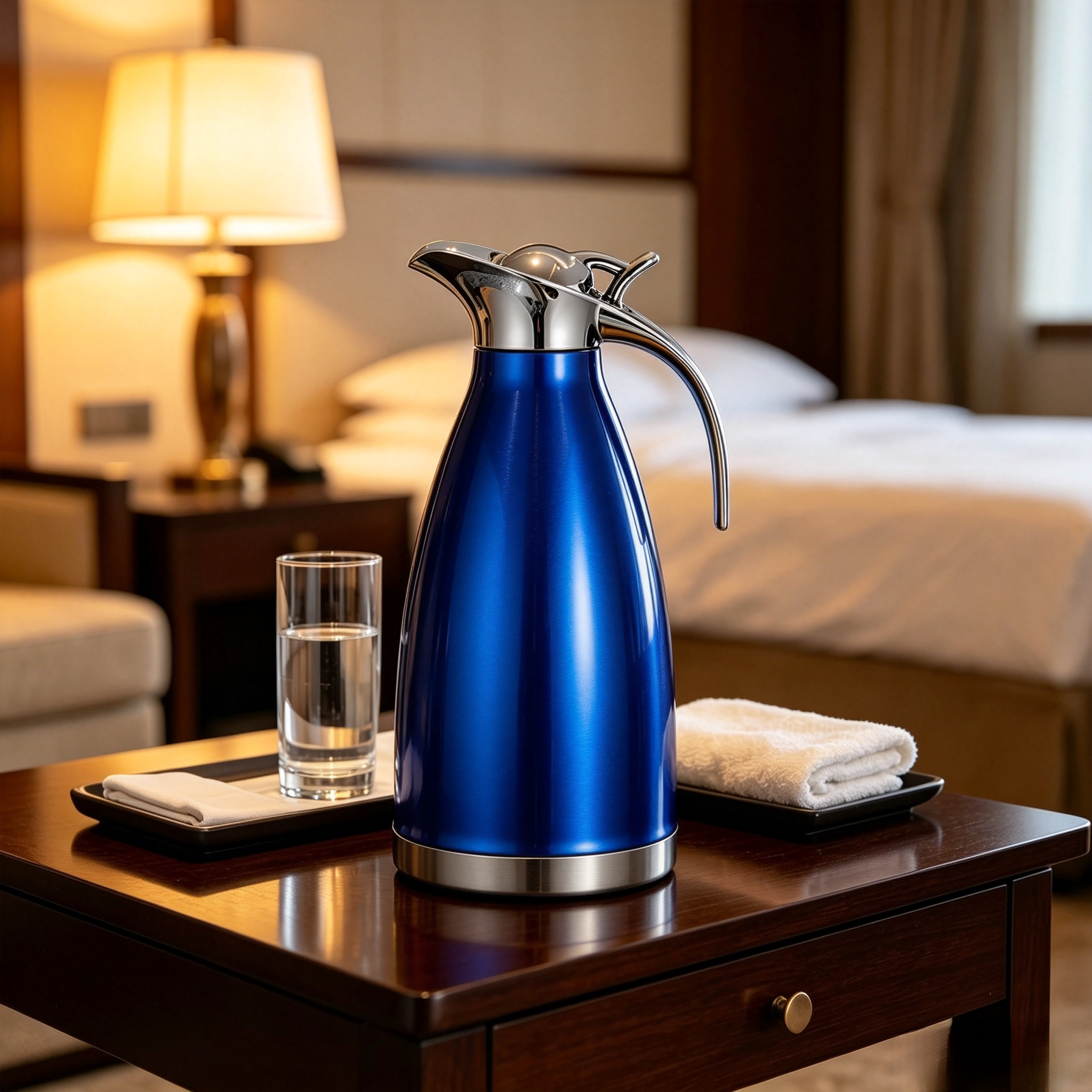2.0L Stainless Steel Vacuum Coffee Pot Vacuum Thermos Flask Kettle  2L Double Wall Heat Retention Beverage Carafe for Home Kitchen Office Use，insulated water carafe、hot cold retention jug