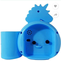 Unicorn Design Alarm Clock with Pen Holder| Activity Toy |Alarm Clock| Early Educational Toys |Toys| Games|Clock with Pen Holder  (Blue)