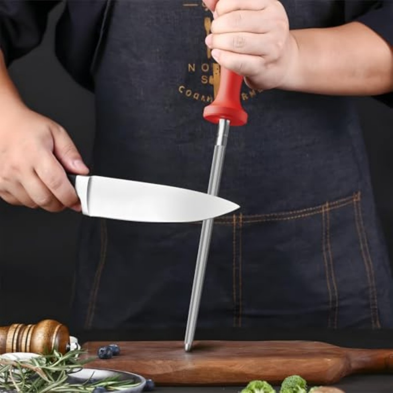 German Stainless Steel Meat Cleaver Butcher Knife Combo Set with Sharpener | Ultra Sharp Blade Multipurpose for Cutting Meat, Vegetables, Fruit | Ideal for Home, Kitchen, Restaurant & Gifting