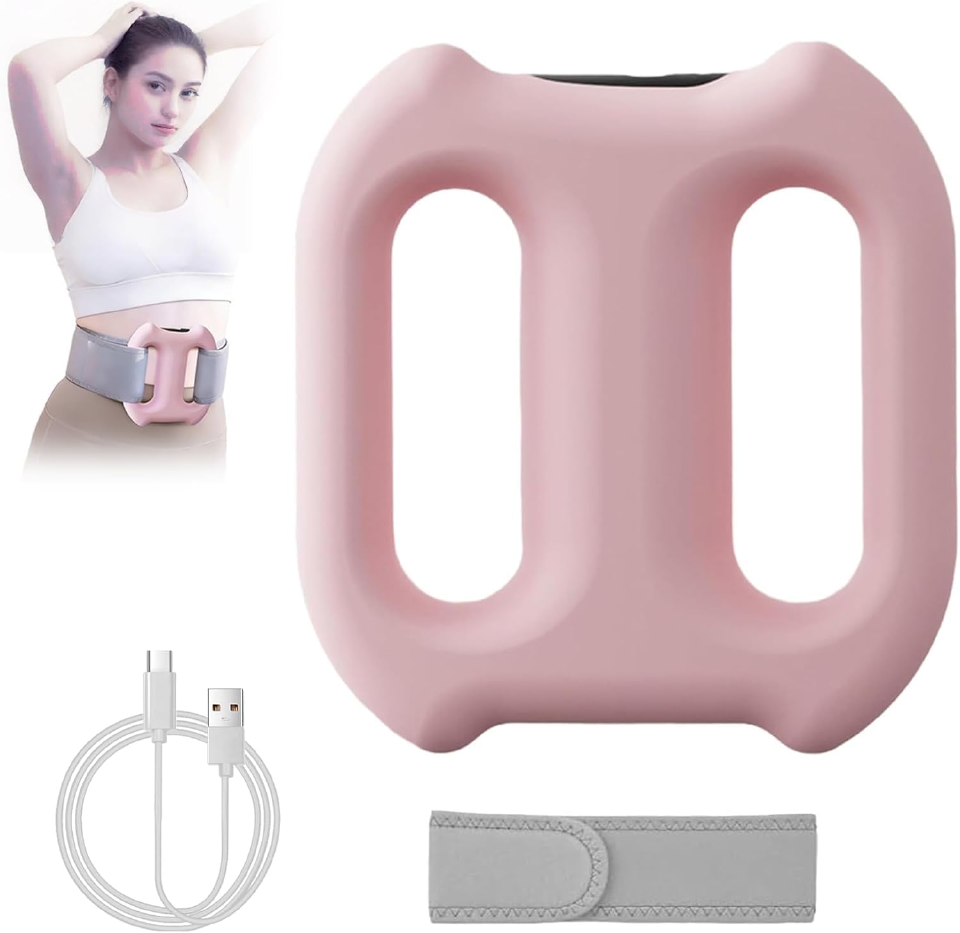 Multifunctional Ring Massager with Adjustable Belt, Portable Electric Full Body Massager for Waist, Back, Legs & Shoulder Relaxation, Vibration Fascial Massage Tool with Auto Off Service for Adults.