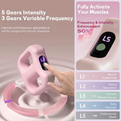 Multifunctional Ring Massager with Adjustable Belt, Portable Electric Full Body Massager for Waist, Back, Legs & Shoulder Relaxation, Vibration Fascial Massage Tool with Auto Off Service for Adults.