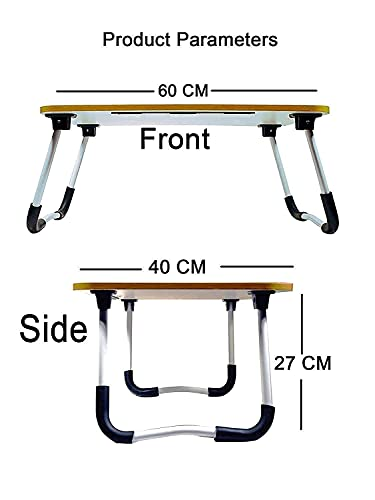 Homes Table Laptop Study Bed Home Wooden Foldable Students Stand Office Computer Desk Folding Work Tables Laptops Portable (Wood),Foldable Wooden Mini Lapdesk for Couch, Sofa Bed   （60*40cm）