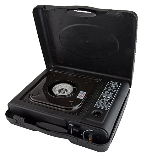 Portable Gas Stove Single Burner Butane Gas Cooker, Outdoor Camping Portable Cassette Stove for Picnic Travel Home Kitchen Cooking