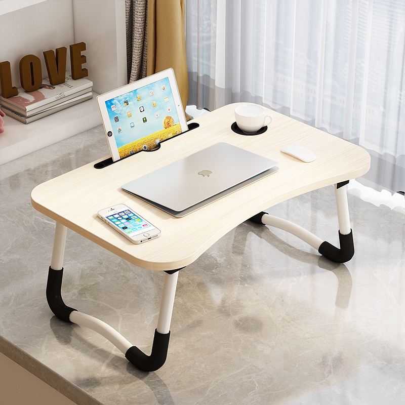 Homes Table Laptop Study Bed Home Wooden Foldable Students Stand Office Computer Desk Folding Work Tables Laptops Portable (Wood),Foldable Wooden Mini Lapdesk for Couch, Sofa Bed   （60*40cm）