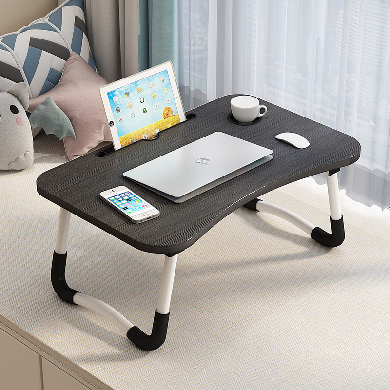 Homes Table Laptop Study Bed Home Wooden Foldable Students Stand Office Computer Desk Folding Work Tables Laptops Portable (Wood),Foldable Wooden Mini Lapdesk for Couch, Sofa Bed   （60*40cm）