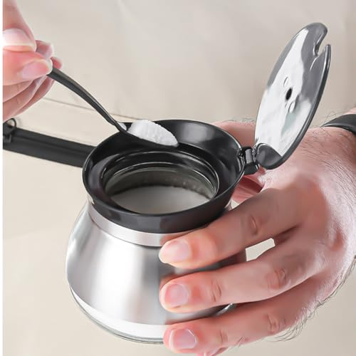 Kitchen Household Salt Sugar Pepper Chili Pot Durable Spice Seasoning Condiment Bottle Glass  Moisture-Proof Jar With Spoon Pack of 3