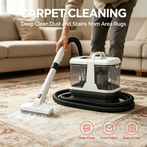 Portable Carpet & Upholstery Cleaner Machine Upholstery Cleaner Machine Stain Remover with Dual Tank wet and dry Portable Dual Tank Lightweight Spot Stain Remover For Sofa Carpet Car Rugs & Stairs