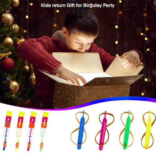 Return Gifts For Birthday Party for Kids  Flying Slinger for kids return gifts| Helicopter Toy Return Gifts| Catapult for Kids| Slingshot Flying Copters Outdoor Game for Girls & Boys