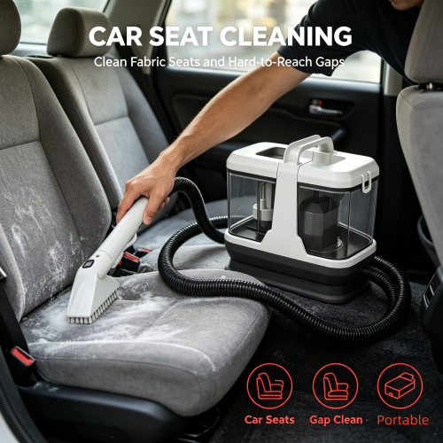 Portable Carpet & Upholstery Cleaner Machine Upholstery Cleaner Machine Stain Remover with Dual Tank wet and dry Portable Dual Tank Lightweight Spot Stain Remover For Sofa Carpet Car Rugs & Stairs