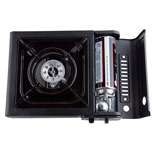 Portable Gas Stove Single Burner Butane Gas Cooker, Outdoor Camping Portable Cassette Stove for Picnic Travel Home Kitchen Cooking