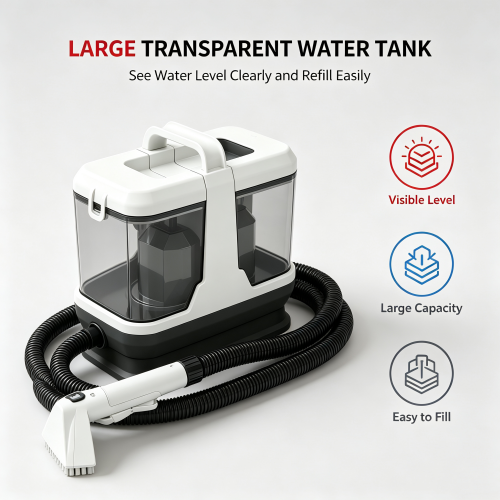 Portable Carpet & Upholstery Cleaner Machine Upholstery Cleaner Machine Stain Remover with Dual Tank wet and dry Portable Dual Tank Lightweight Spot Stain Remover For Sofa Carpet Car Rugs & Stairs