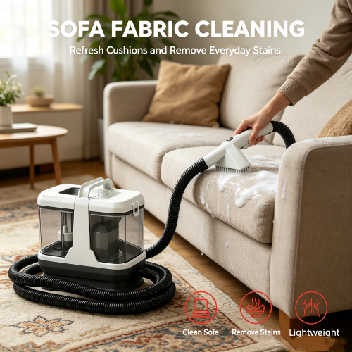Portable Carpet & Upholstery Cleaner Machine Upholstery Cleaner Machine Stain Remover with Dual Tank wet and dry Portable Dual Tank Lightweight Spot Stain Remover For Sofa Carpet Car Rugs & Stairs