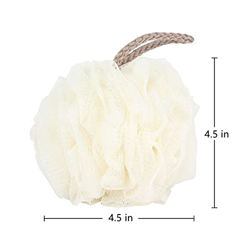2/4 Pack Loofah Sponge Shower Loofahs Multicolor Bath Sponges Body Scrubbers Mesh Balls 70g Luffa for Rich Lather Exfoliating Wash Back Scrubber Bathroom Men Women  Cleaning Bathing Accessories